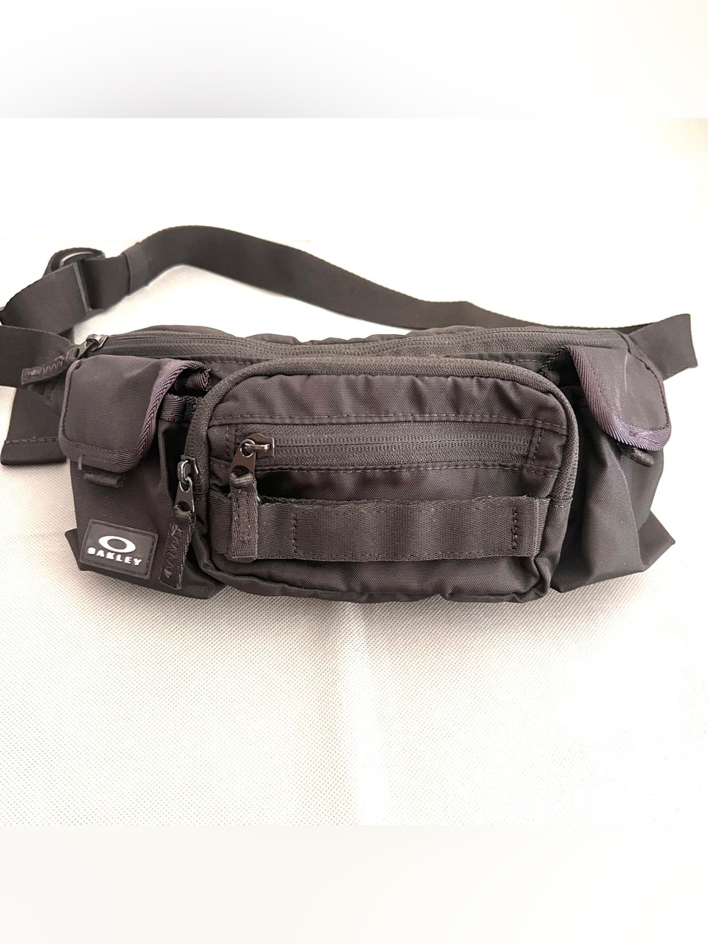 Oakley Clean Days Black Cordura Adjustable Belt Crossbody Bag